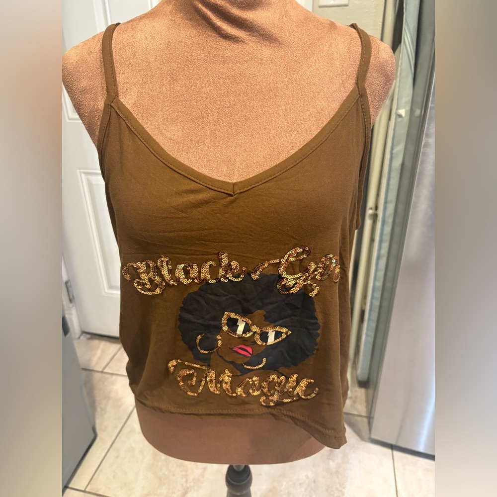 Brown Graphic Women's To vintage